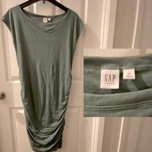 GAP Maternity cinched dress (dark teal)